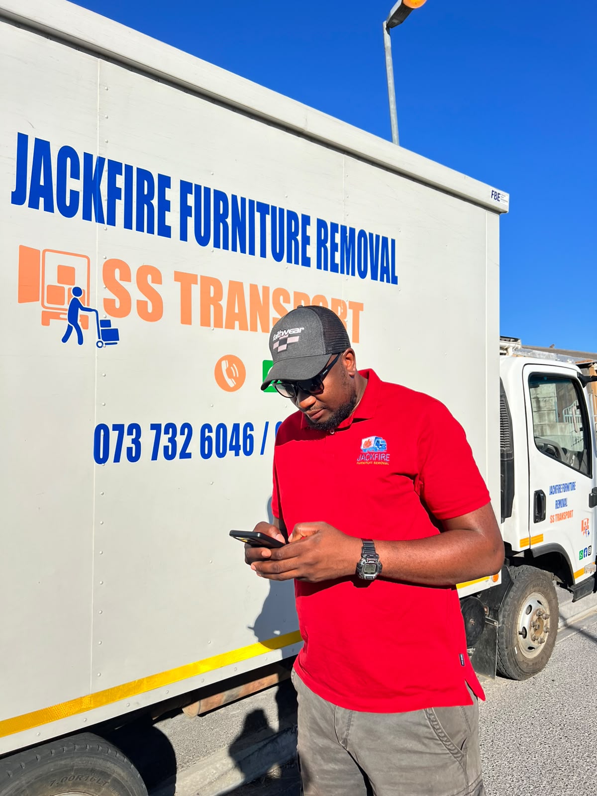 Jackfire Furniture Removal crew loading a truck